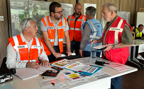 Exercice de sécurité civile dans le cadre du Plan Communal de Sauvegarde - Juin 2024